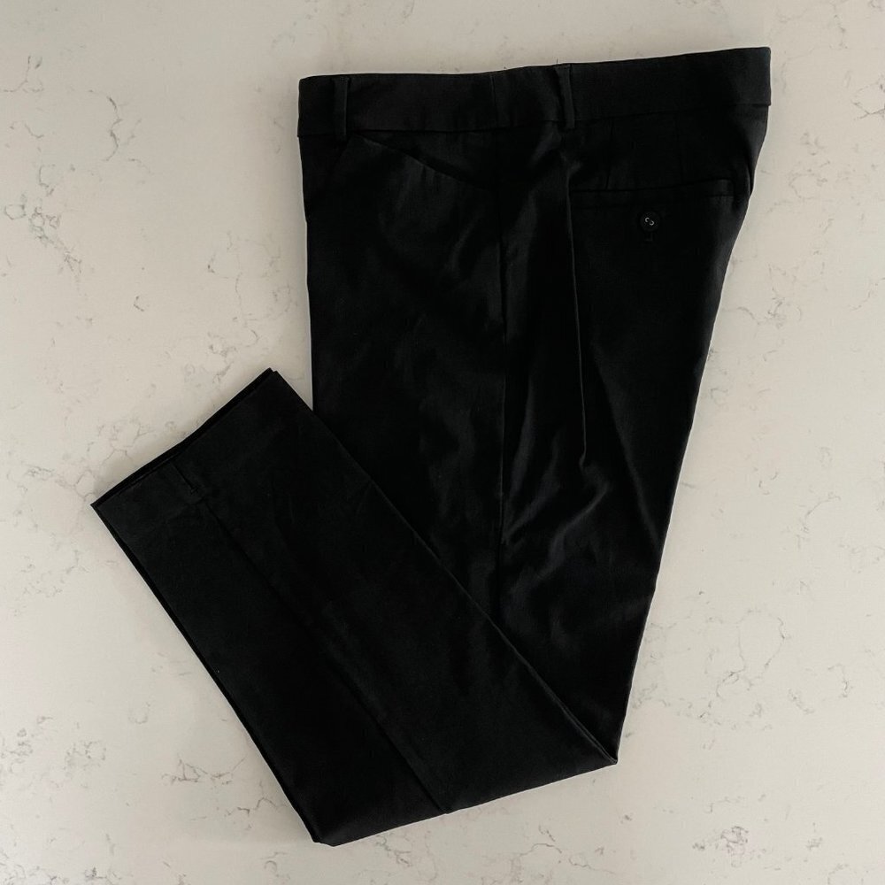 Lord & Taylor Kelly Ankle Mid Rise Pants Black Sz 8 - Picture 10 of 10